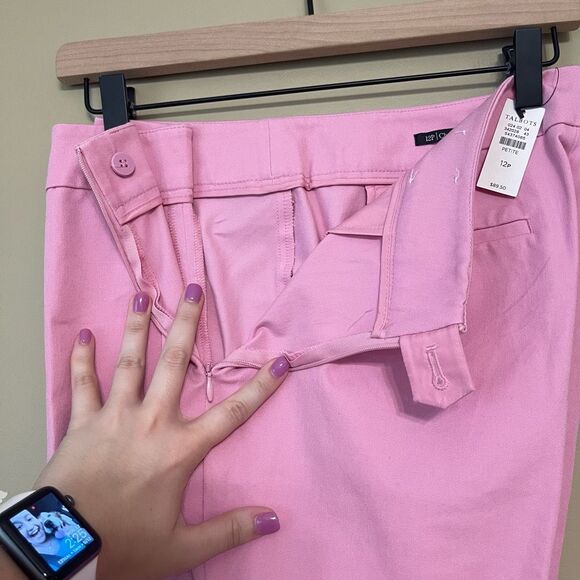 Talbots Women’s Pink Chatham Ankle Pant Petite 12 NWT - Picture 5 of 10